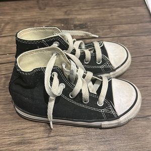 Toddler Unisex Black Hightop Converse